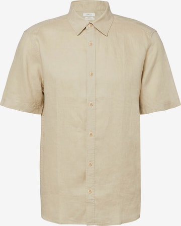 s.Oliver Hemd in Beige: Vorderseite