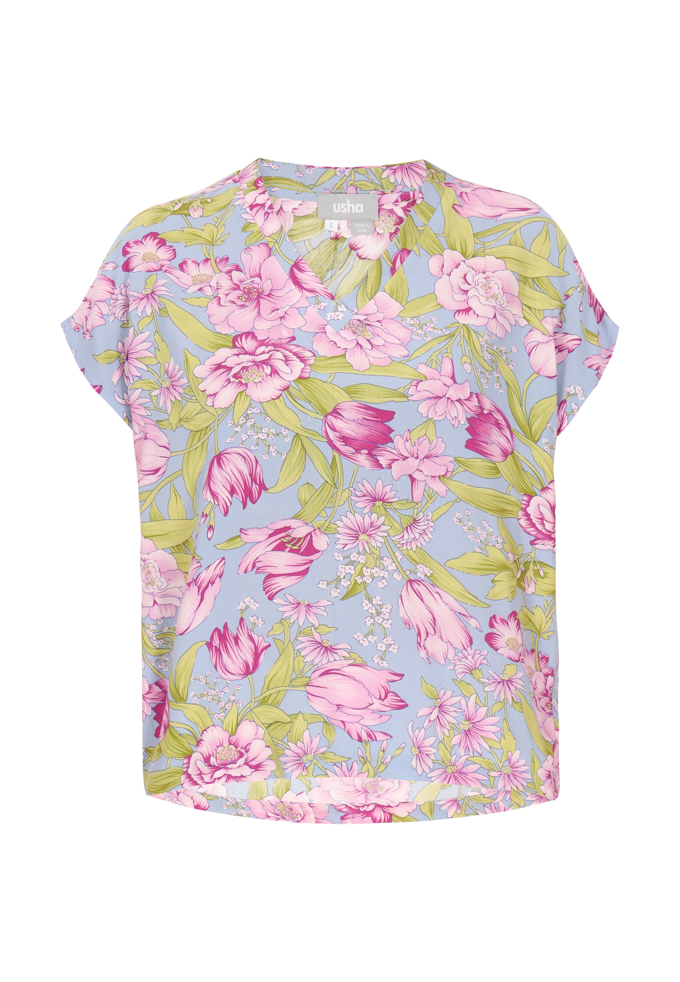 mėlyna Usha Palaidinė: priekis