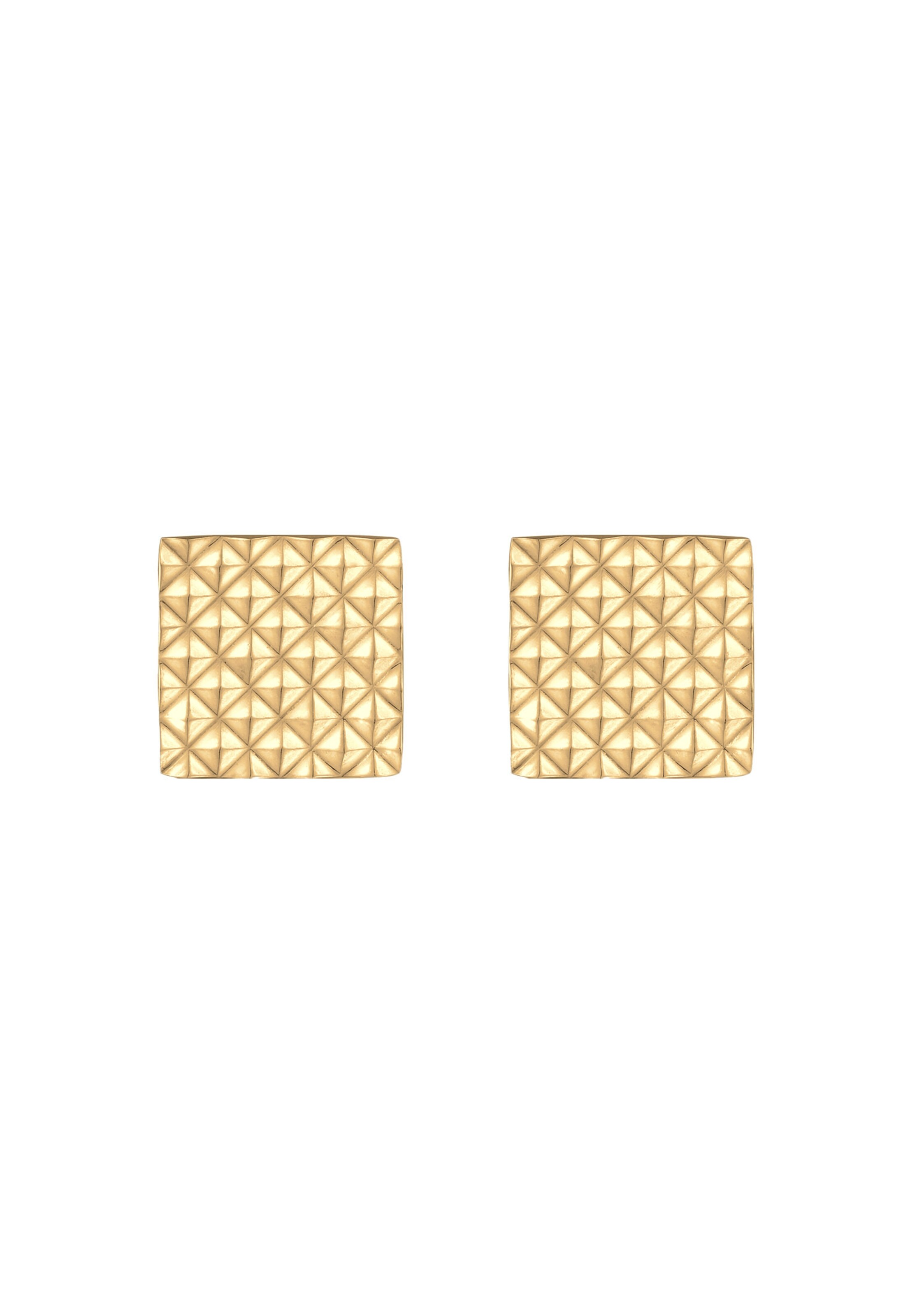 KUZZOI Cufflinks 'Geo, Viereck' in Gold, Item view