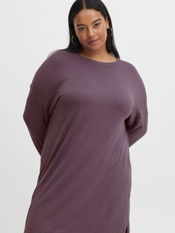 Abito in maglia 'BLUME' di Fransa Curve in lilla
