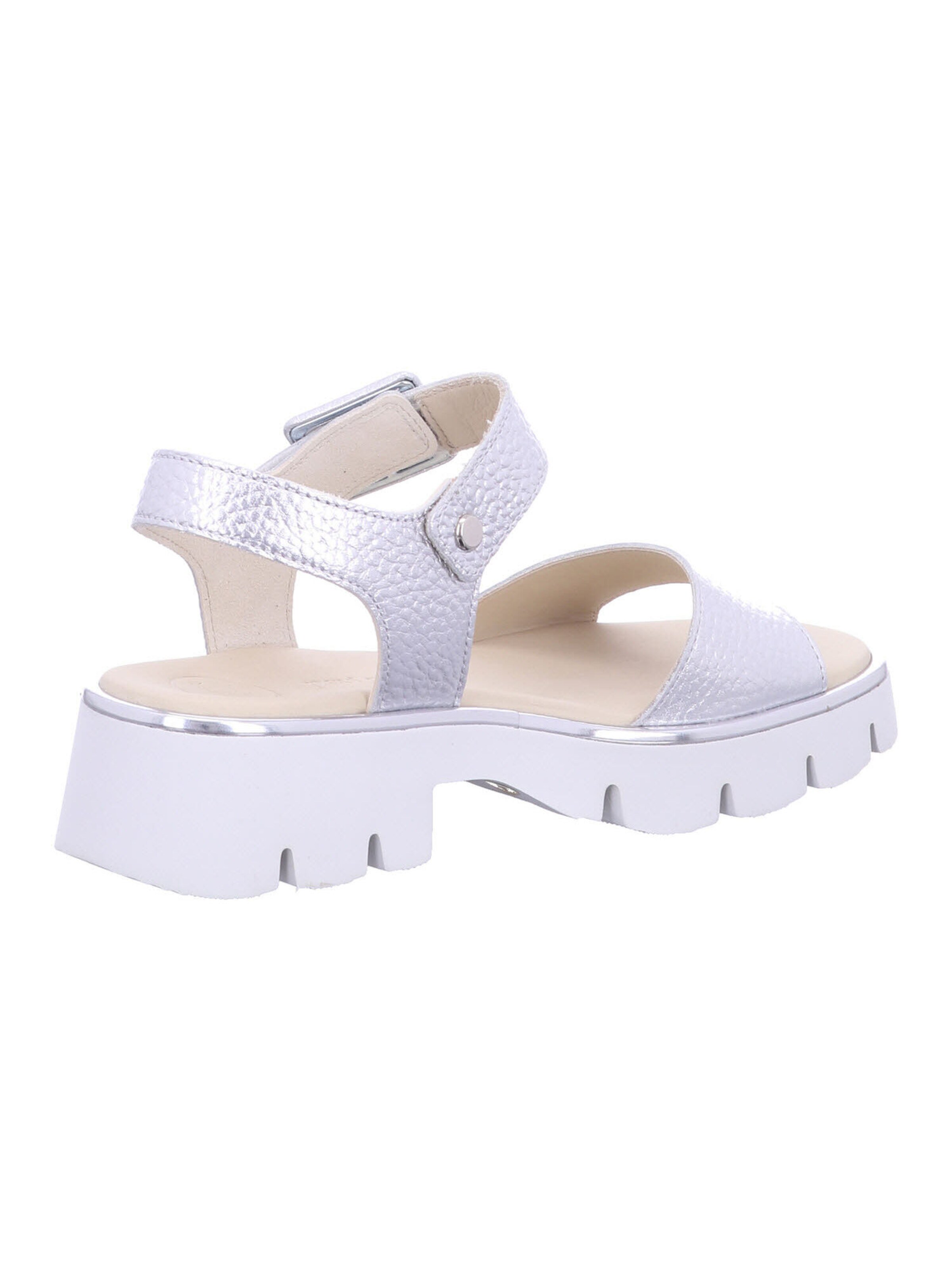 Paul Green Strap Sandals in Silver