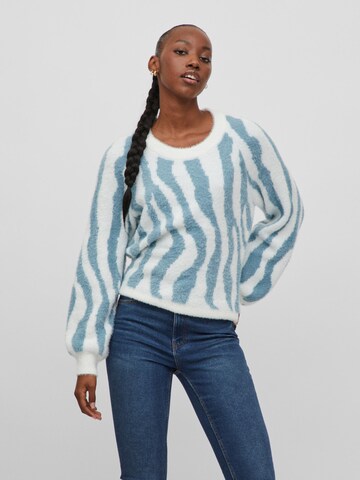 VILA Sweater 'Hello' in White: front