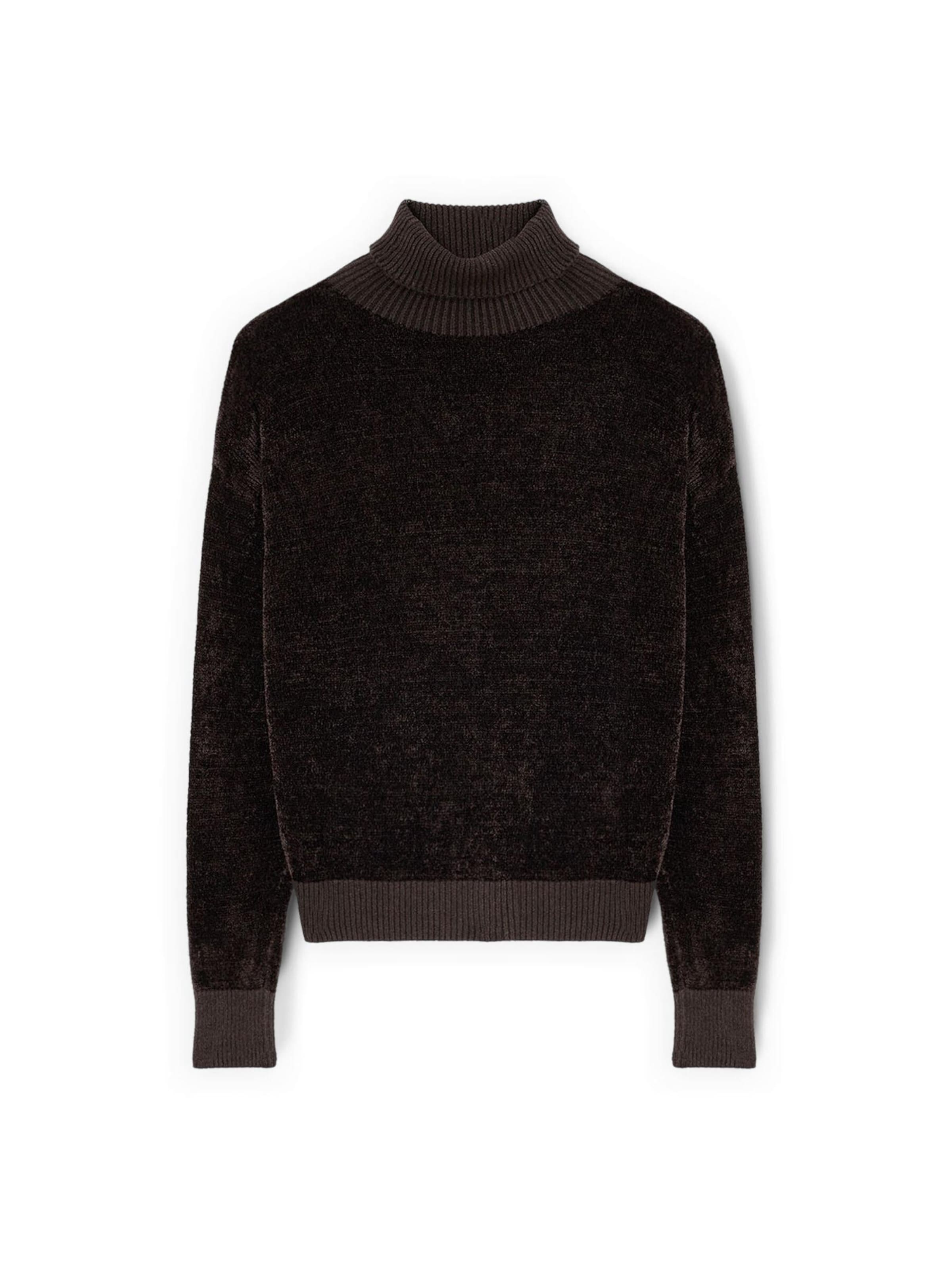 MOTIVI Trui in Bruin: voorkant