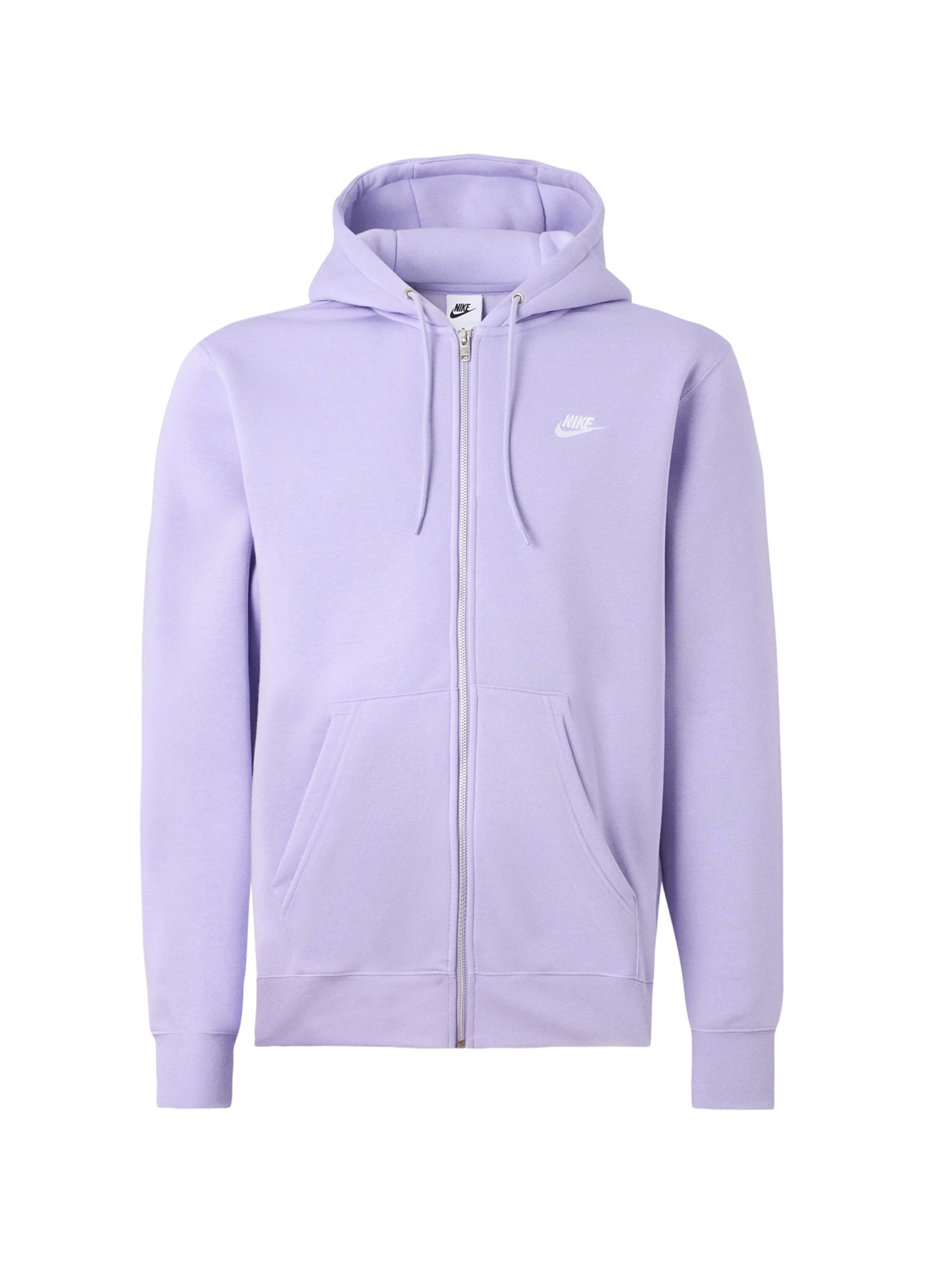 Veste de survêtement 'CLUB' Nike Sportswear en violet : devant