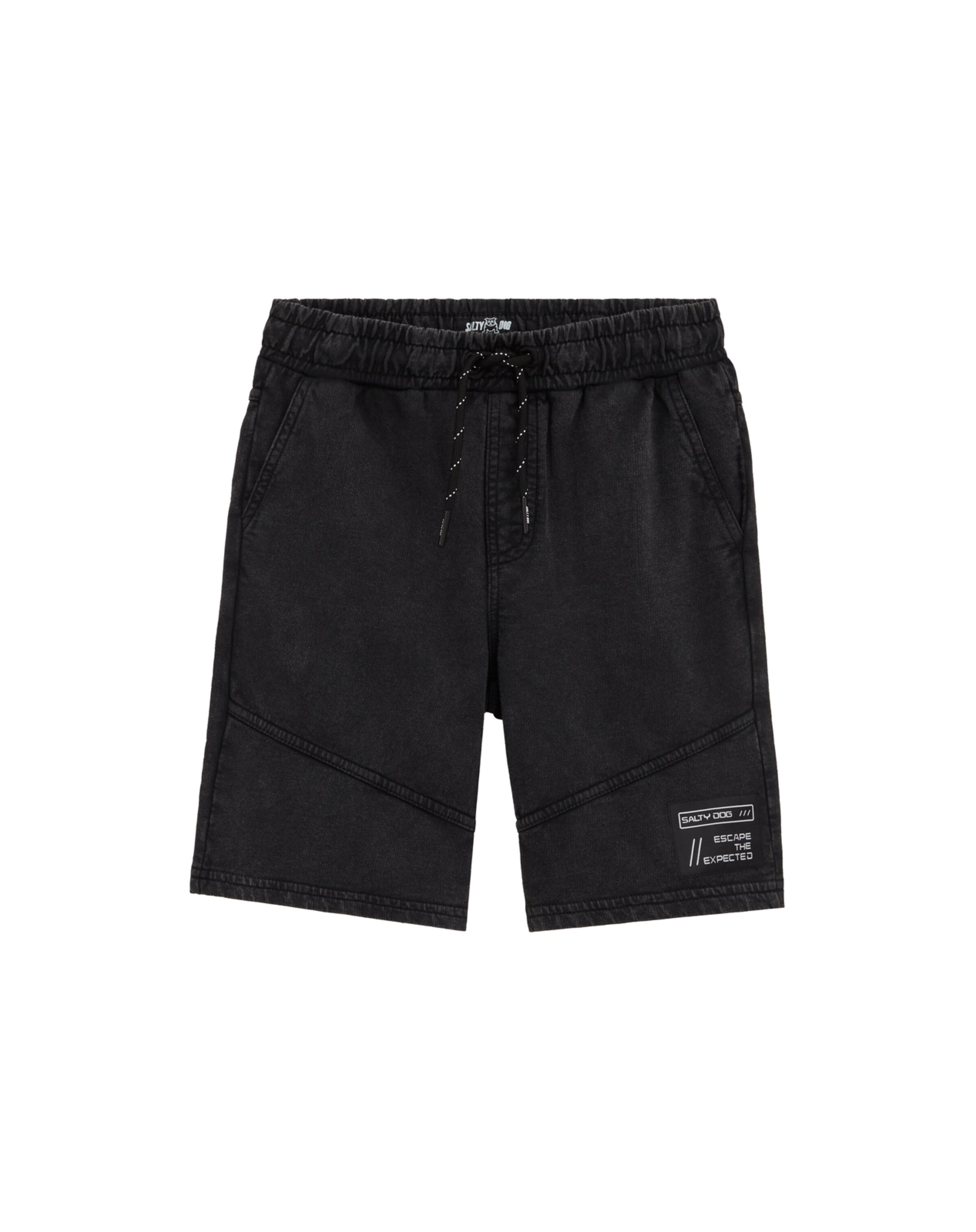 juoda WE Fashion Standartinis Kelnės