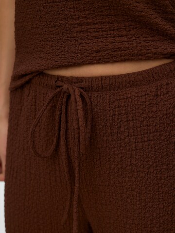 brūns VERO MODA Platas staras Bikses 'VMANITA'