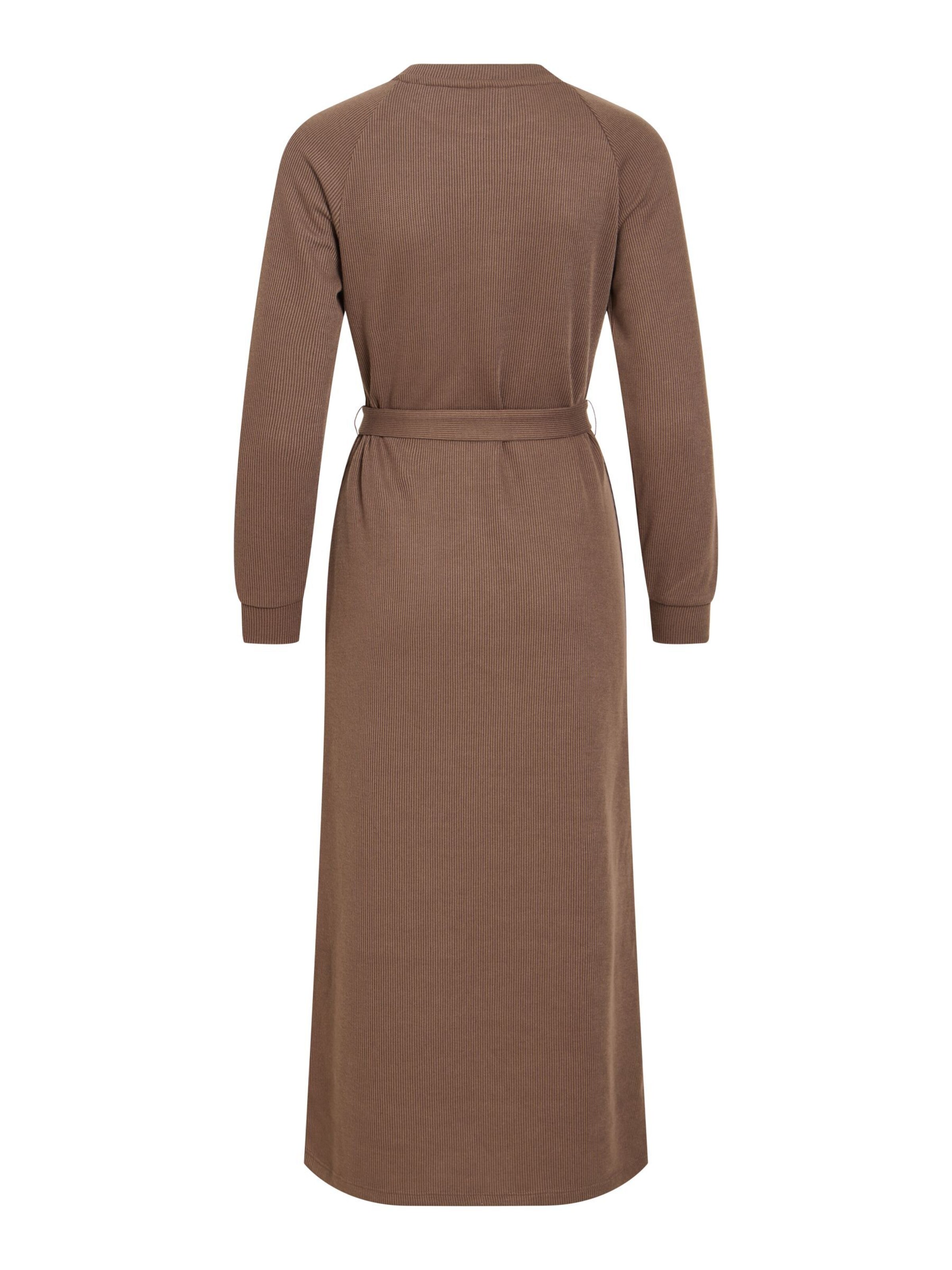 VILA Knit dress 'VIEMMY' in Brown