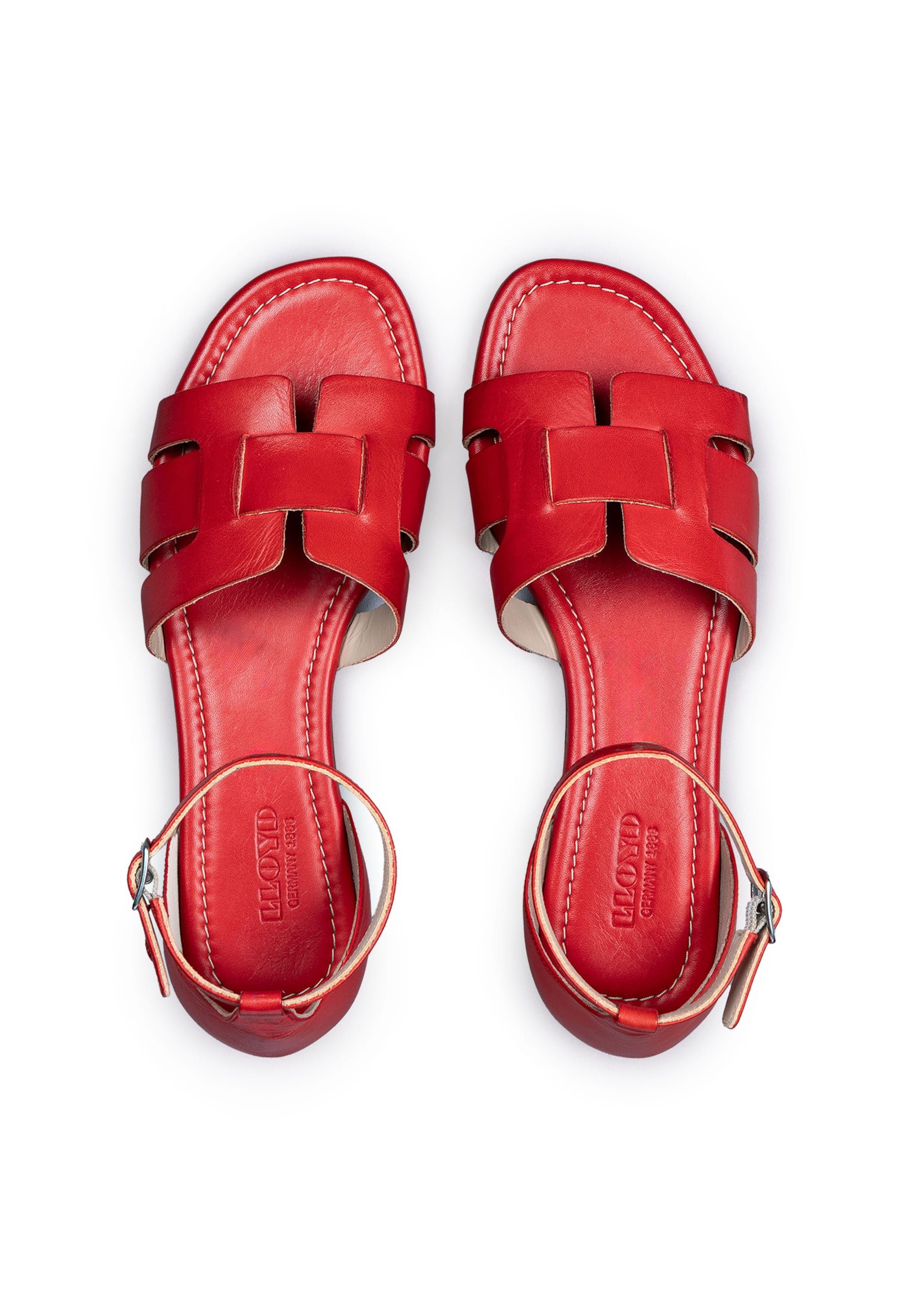 Sandales LLOYD en rouge