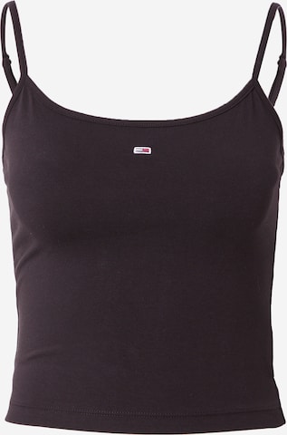 Tommy Jeans Top 'ESSENTIAL' in Black: front