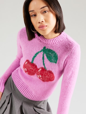 Nasty Gal Пуловер 'Cherry' в розово