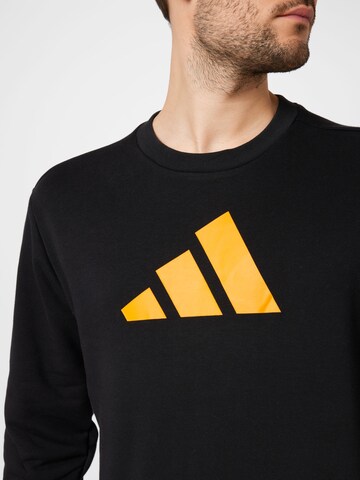 ADIDAS PERFORMANCE Sports sweatshirt 'Future Icons Crew' in Black