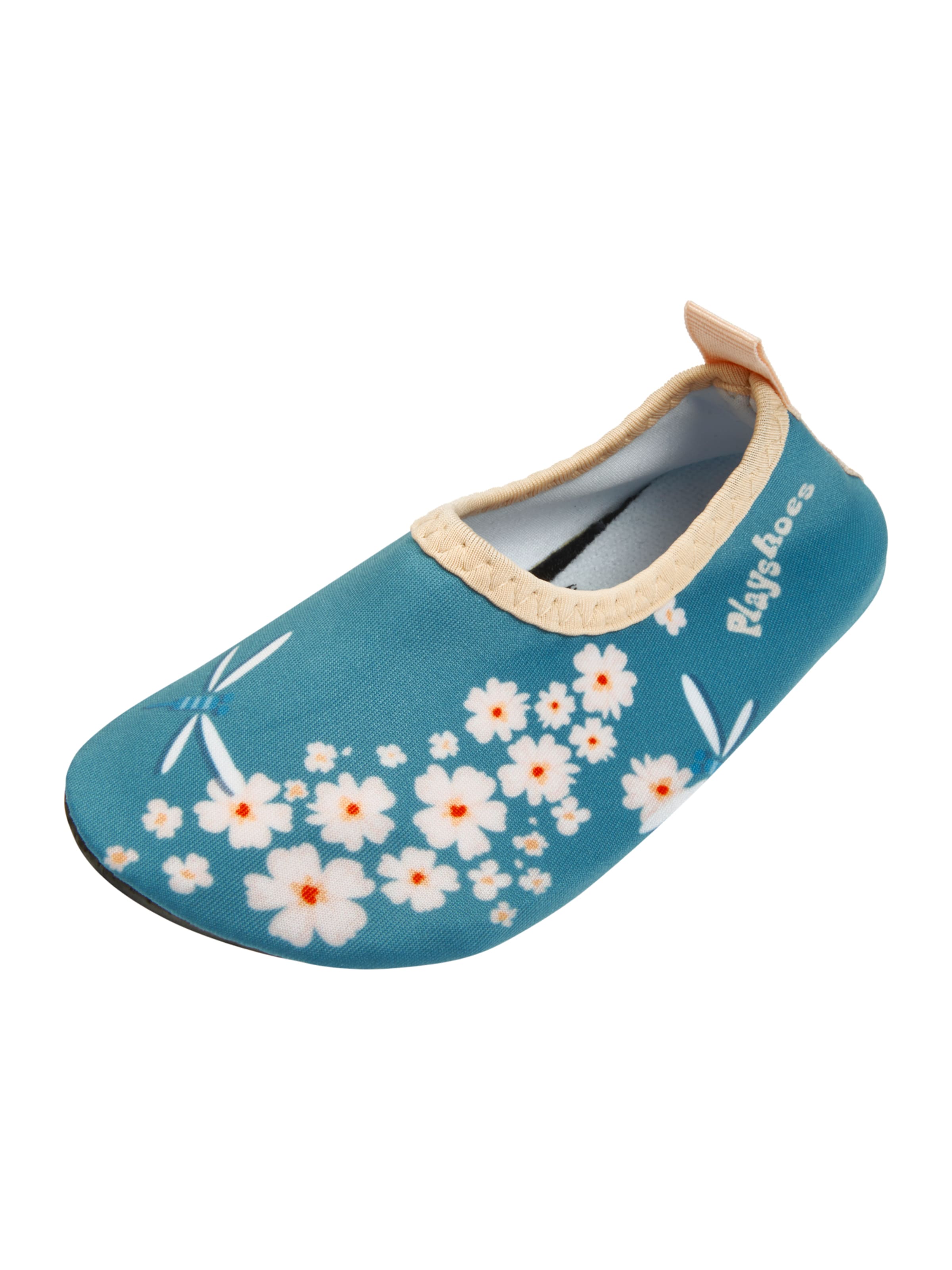 PLAYSHOES Buty na plażę/do kąpieli w kolorze zielony: przód