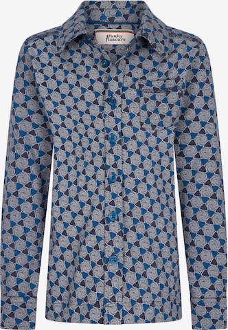4funkyflavours Regular fit Button Up Shirt 'I Thought It Was You' in Blue: front