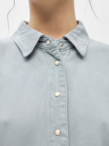 Camicia da donna 'OBJFrame' di OBJECT in blu