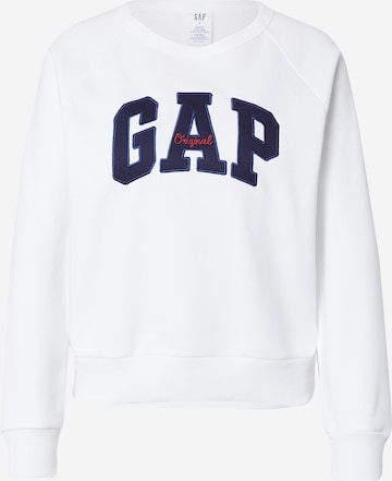 GAP Sweatshirt in White: front
