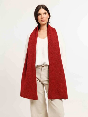 LOEVENICH Scarf in Red: front