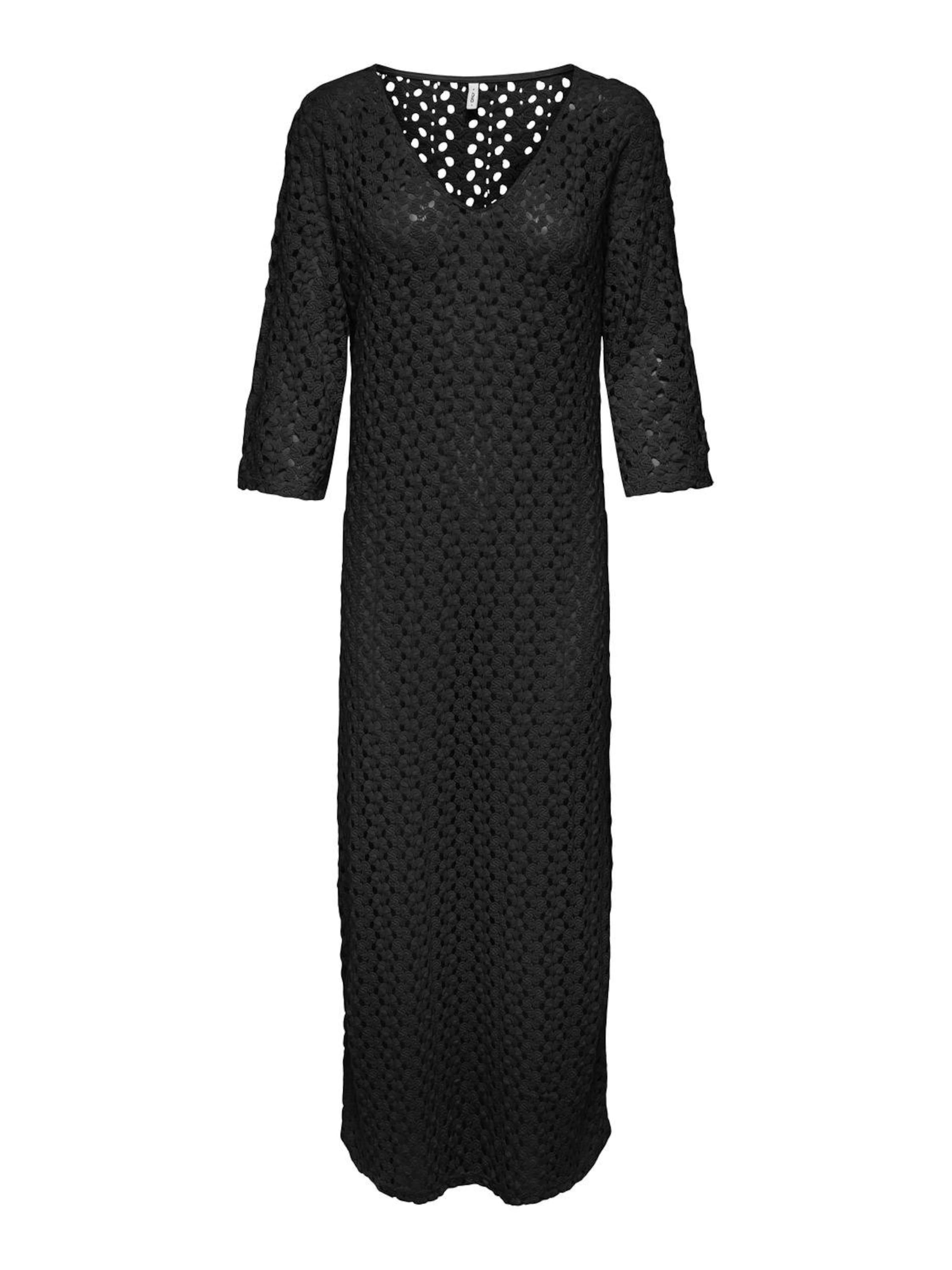 ONLY Knitted dress in Black: front