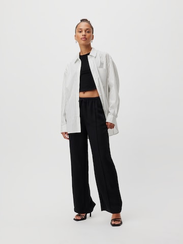 LeGer by Lena Gercke Wide leg Pleated Pants 'Linn' in Black