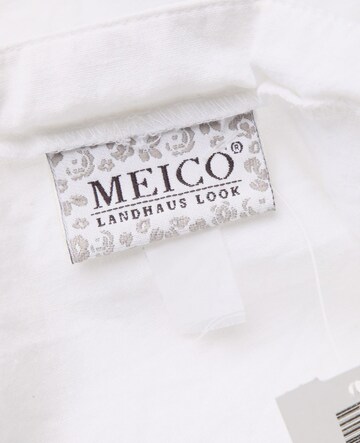 Meico Trachten-Bluse XL in Weiß