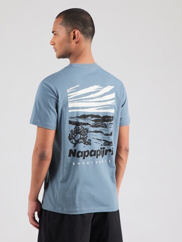 NAPAPIJRI Shirt 'VIGNONI' in Blauw: voorkant