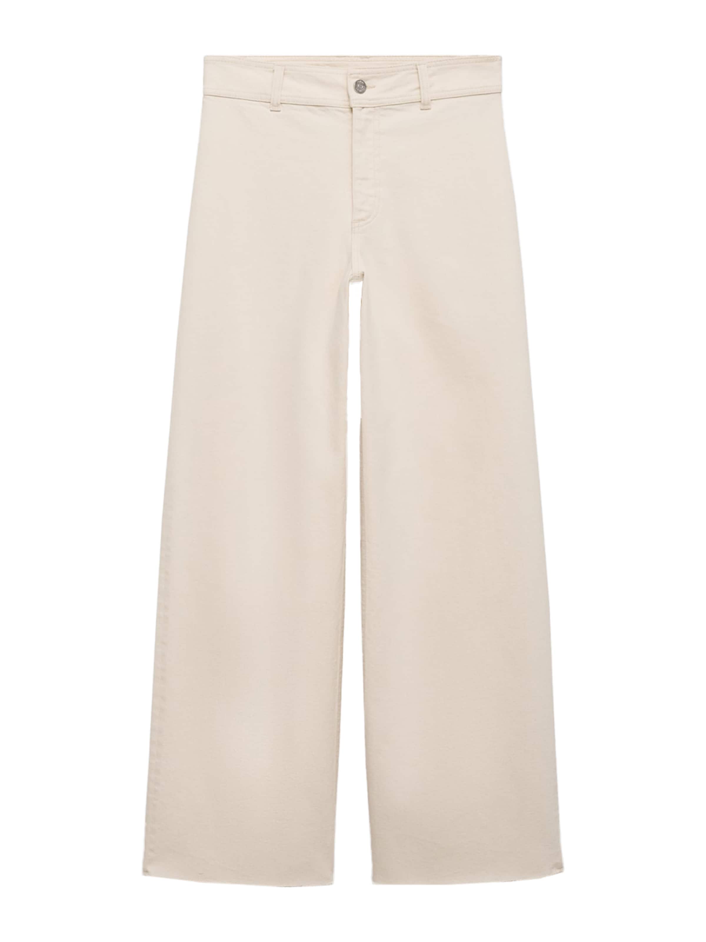 Loosefit Jeans 'CATHERIN' di MANGO in bianco: frontale