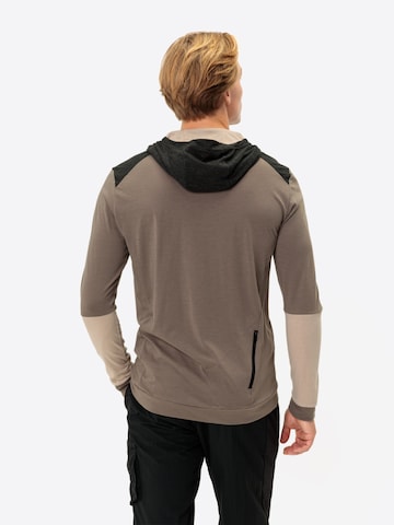 VAUDE Sportsweatshirt 'Qimsa' in Bruin