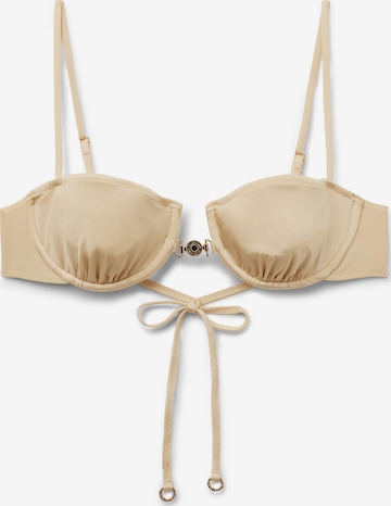 CALZEDONIA Bikinitop 'Minimal Fit' in Beige: Vorderseite