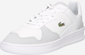 Baskets basses LACOSTE en blanc : devant