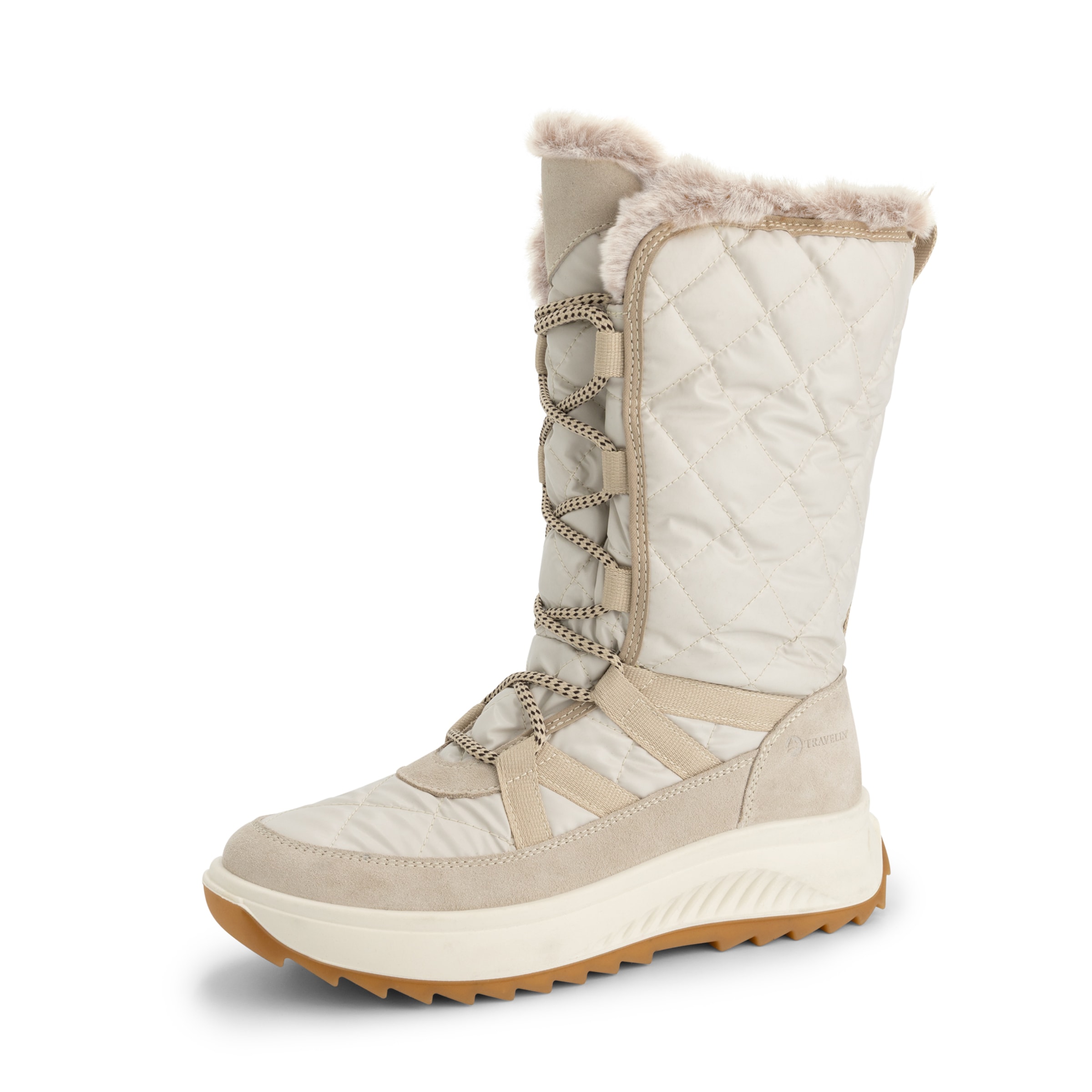 Boots Travelin en beige : devant