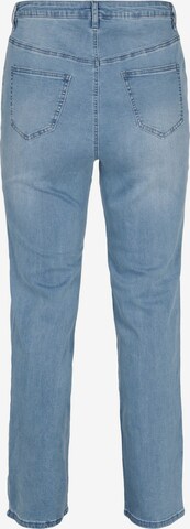 Zizzi Regular Jeans 'STRAIGHT' in Blue