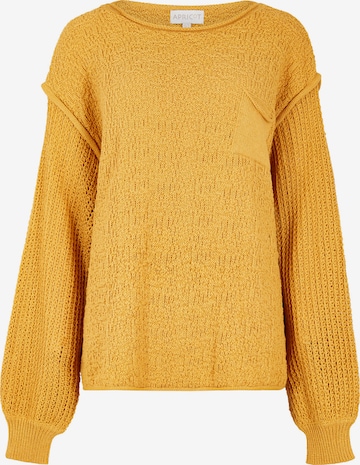 Pull-over ' ' Apricot en jaune : devant
