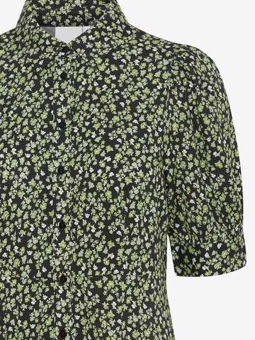 Abito camicia 'AYA' di ICHI in verde