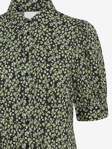 Robe-chemise 'AYA' ICHI en vert