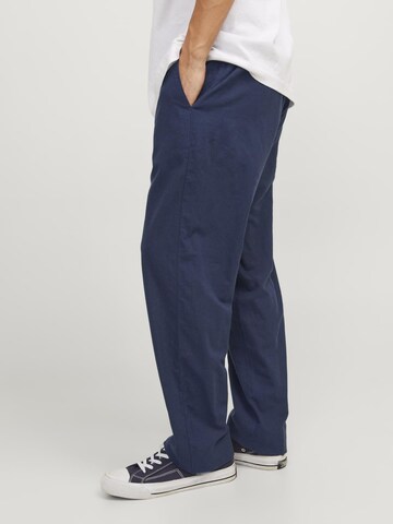 JACK & JONES Regular Bandplooibroek 'Kane Summer' in Blauw