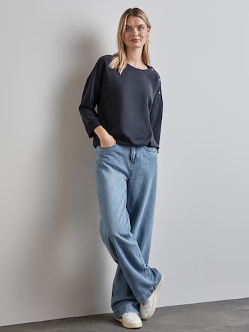 STREET ONE Sweatshirt in Blauw