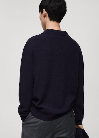 MANGO MAN Pullover 'Ludorums' in Blau