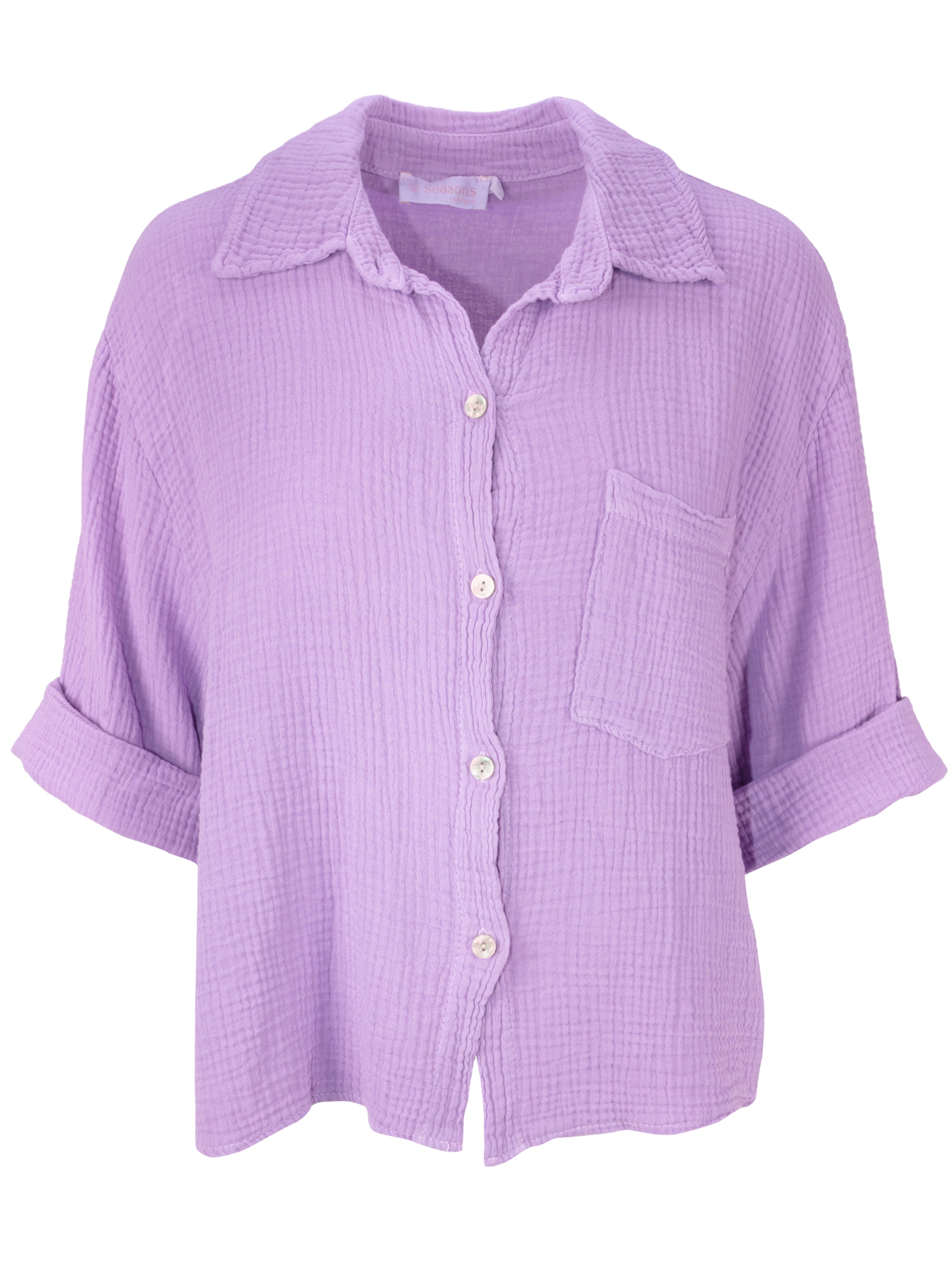 Seasons of April Blouse 'Celina' in Purple: front