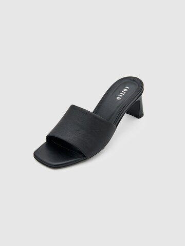 EDITED Sandal 'Remy Heels' i svart: framsida