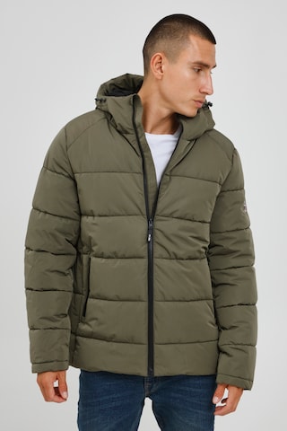 INDICODE JEANS Winterjacke 'Herschel' in Grün: predná strana