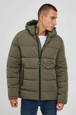 INDICODE JEANS Winterjas 'Herschel' in Groen: voorkant