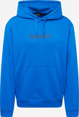 NAPAPIJRI Sweatshirt in Blauw: voorkant