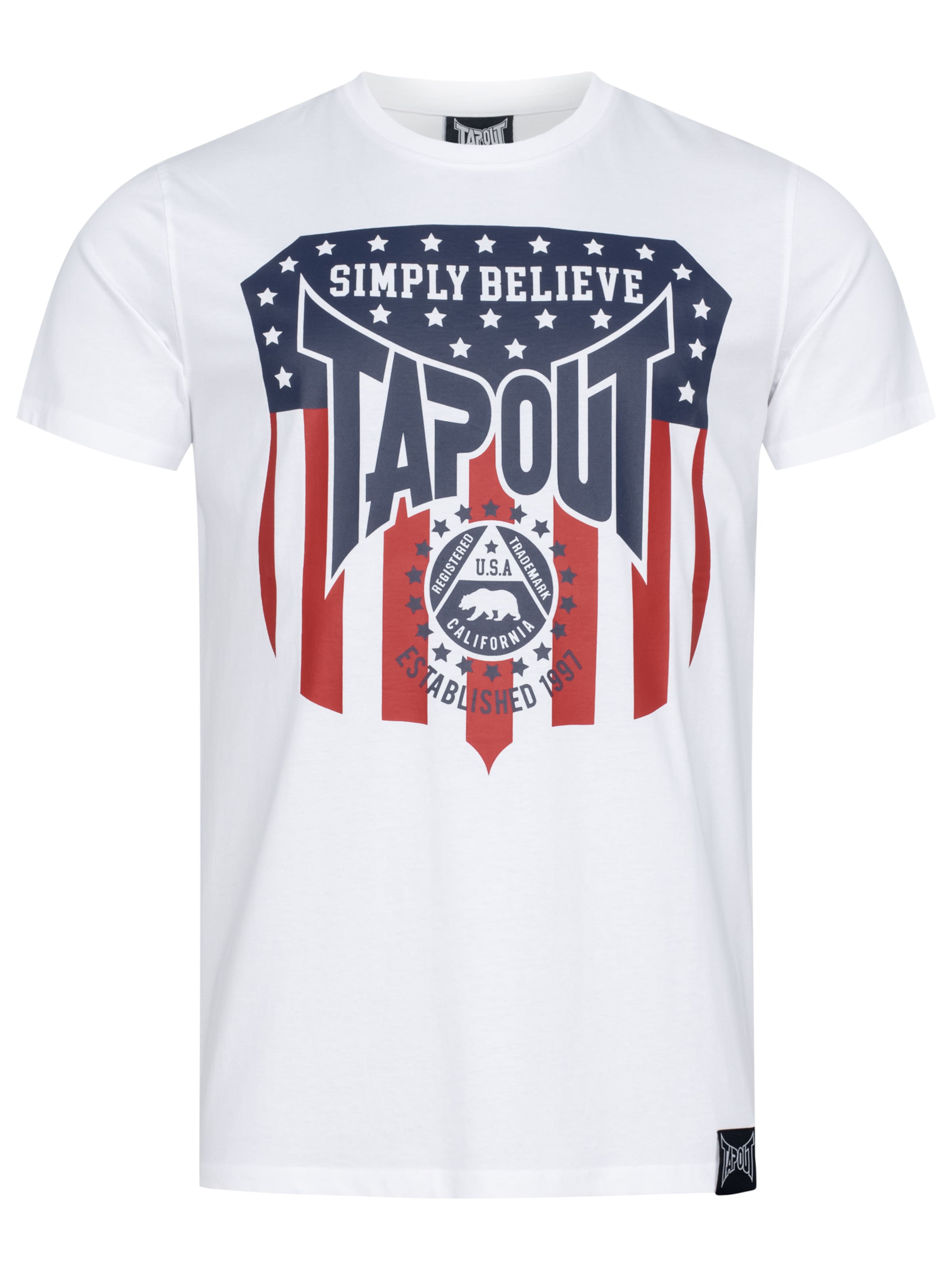 Tapout Bluser & t-shirts 'Tapericano' i hvid: forside