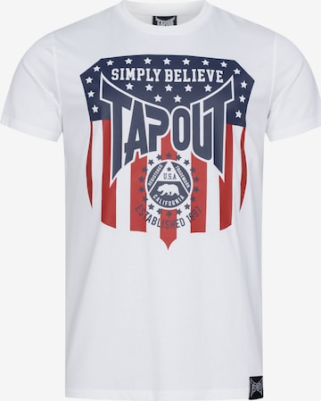 Tapout Koszulka 'Tapericano' w kolorze biały: przód