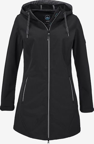 POLARINO Softshelljacke in Schwarz: predná strana