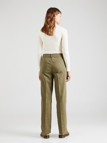 STUDIO SELECT Regular Pleated Pants 'Lacey' in Green