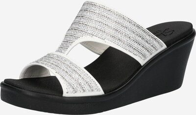 SKECHERS Plätu 'Rumble On Bling Gal' must / Hõbe / valge, Tootevaade