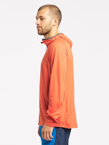 Haglöfs Athletic Fleece Jacket 'Mirre Mid' in Orange