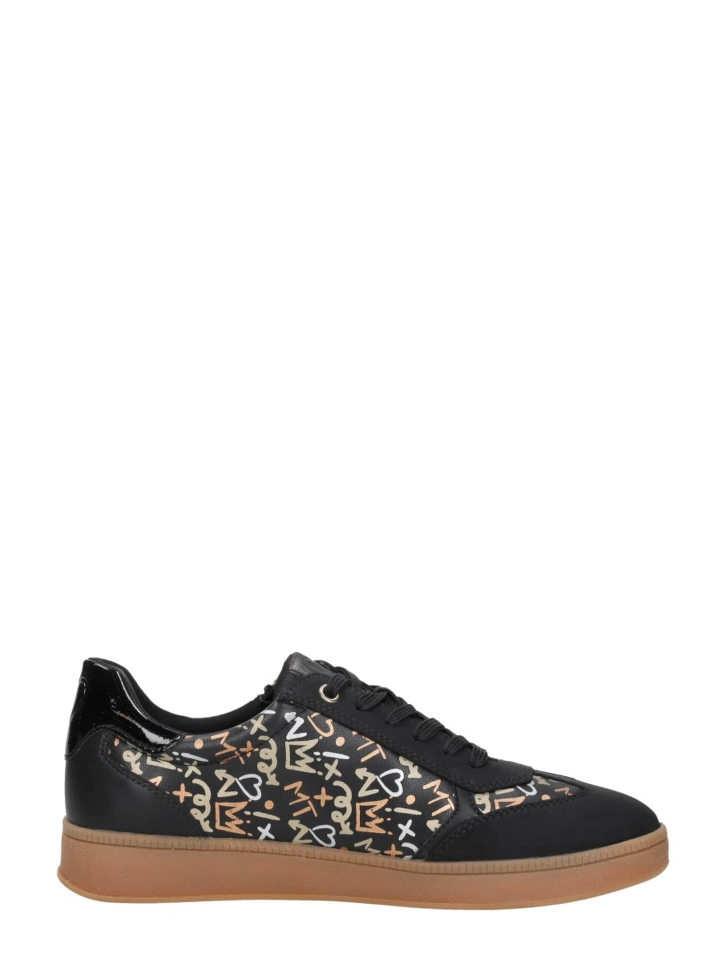 MARCO TOZZI Sneakers laag 'Sneakers Laag' in Zwart