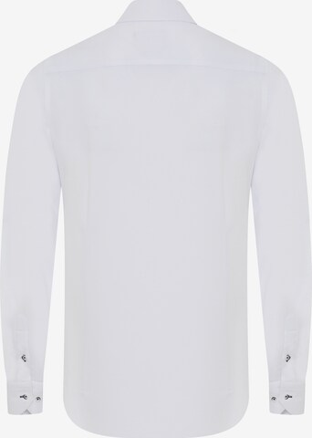 DENIM CULTURE Regular fit Button Up Shirt 'Cardew' in White