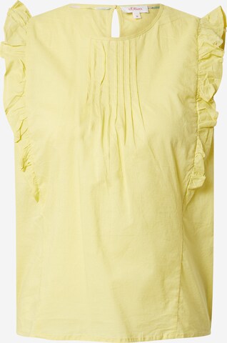 s.Oliver Blouse in Yellow: front